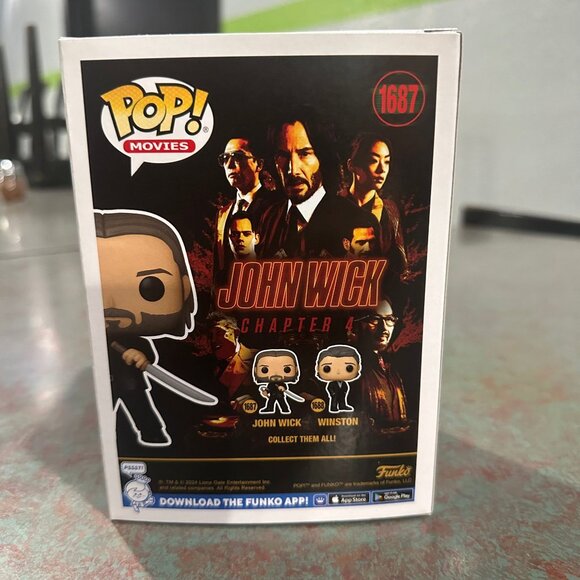 Funko POP! John Wick Chapter 4 Keanu Reeves Figure #1687! - Picture 4 of 7